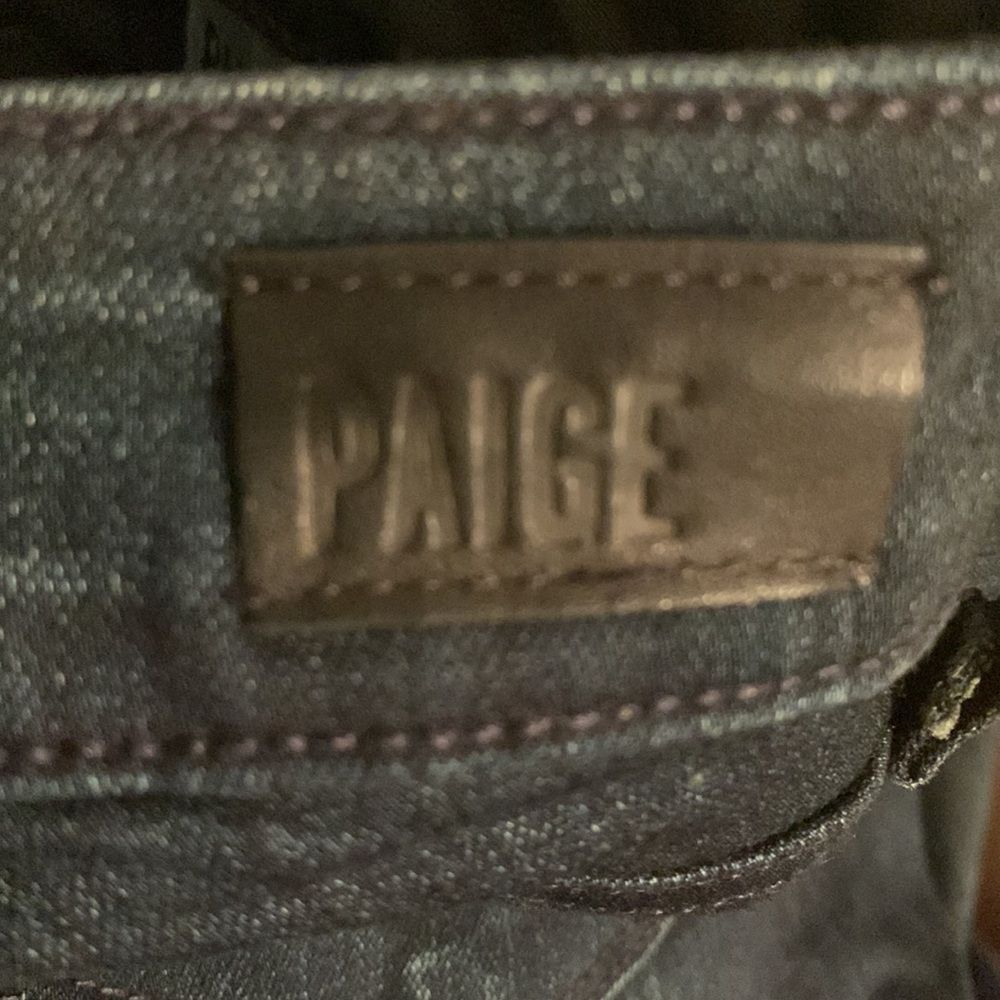 Paige Horton ultra Noble high rise skinny rayon blend tall woman’s jeans - Picture 12 of 13